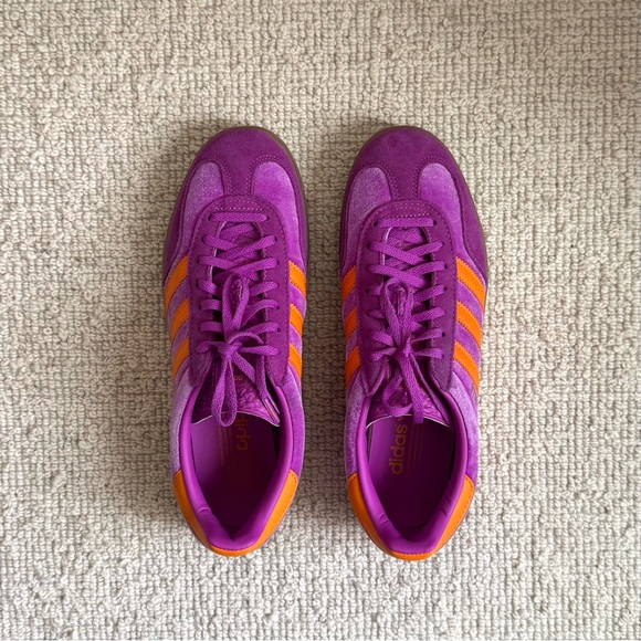 Adidas | Gazelle Indoor Purple Burst Equipment Orange Sneakers US 10 - Picture 5 of 9